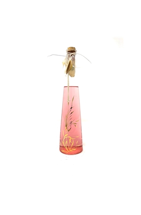 LiquoreCarlottoRosolioBottigliaVetroSoffiatoDecorazioniOro