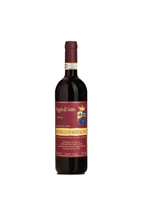 BrunelloMontalcinoRiservaPoggioSotto